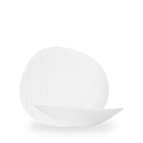 TIDE WHITE OPAL ORGANIC BOWL 9 7/8" Box of 12 (3-5 Working Days Delivery)