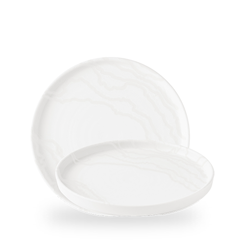 TIDE WHITE WALLED PLATE 10 2/8" Box of 6 (3-5 Working Days Delivery)