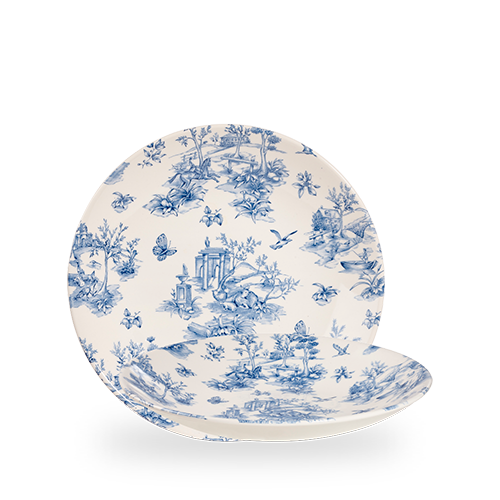 Toile Prague Profile Deep Coupe Plate 9 3/4" Box of 12 (3-5 Working Days Delivery)