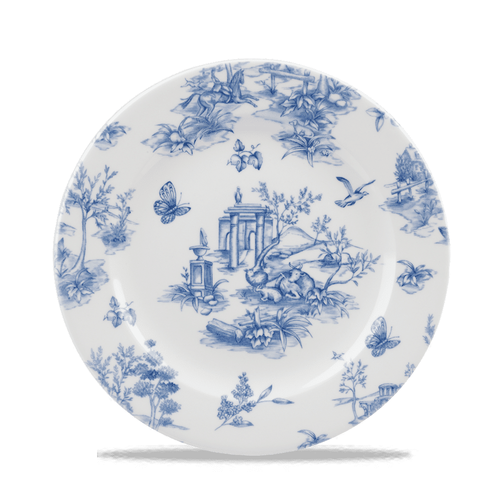 Toile Prague Profile Plate 8" Box 6