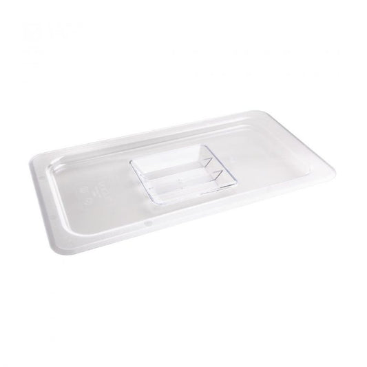 Vogue Polycarbonate 1/3 Gastronorm Lid Clear