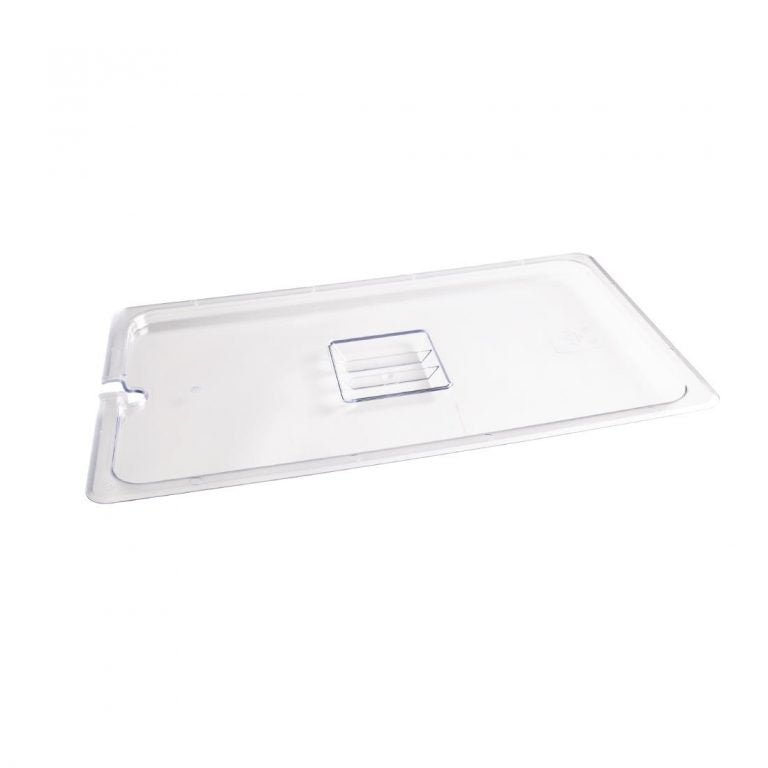 Vogue Polycarbonate 1/1 Gastronorm Lid Notched