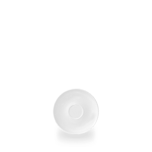 White Ultimo Coupe Saucer 4.75" Box of 24 (3-5 Working Days Delivery)