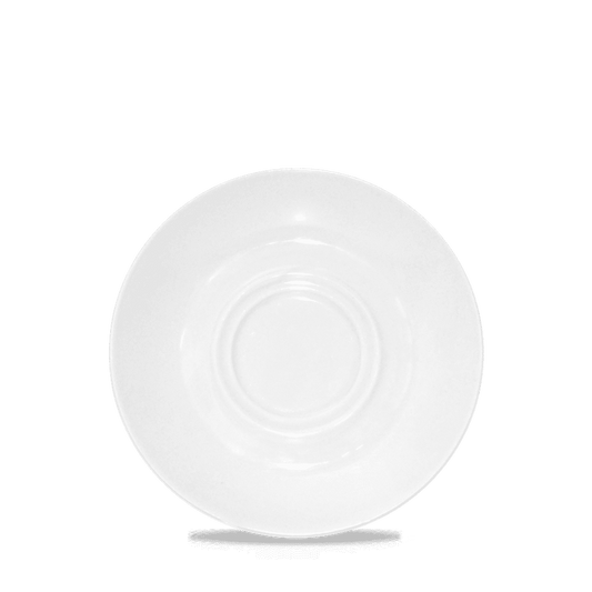 White Cafe Saucer Large 6.5" Box of 24 (3-5 Working Days Delivery)