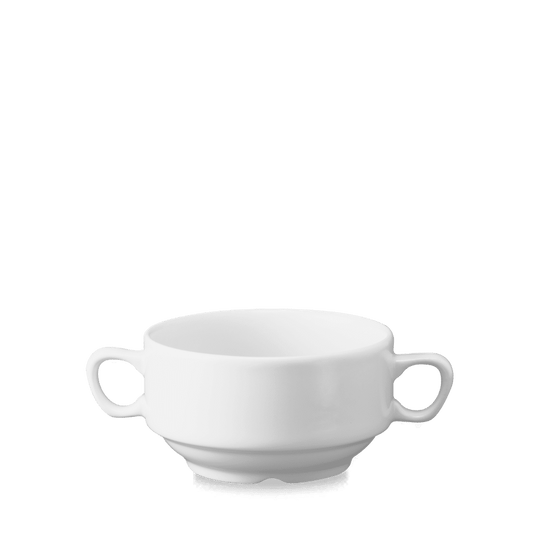 White Handled Consomme 14Oz Box of 24 (3-5 Working Days Delivery)