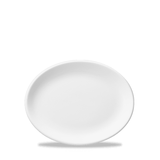 White Oval Plate 9" Box of 12 (3-5 Working Days Delivery)