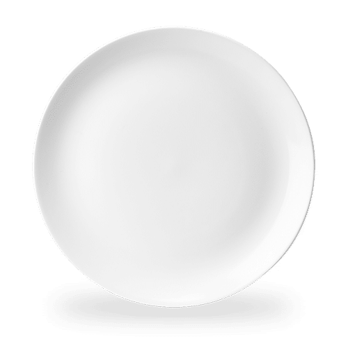 White Round Evolve Plate 12" Box of 6 (3-5 Working Days Delivery)