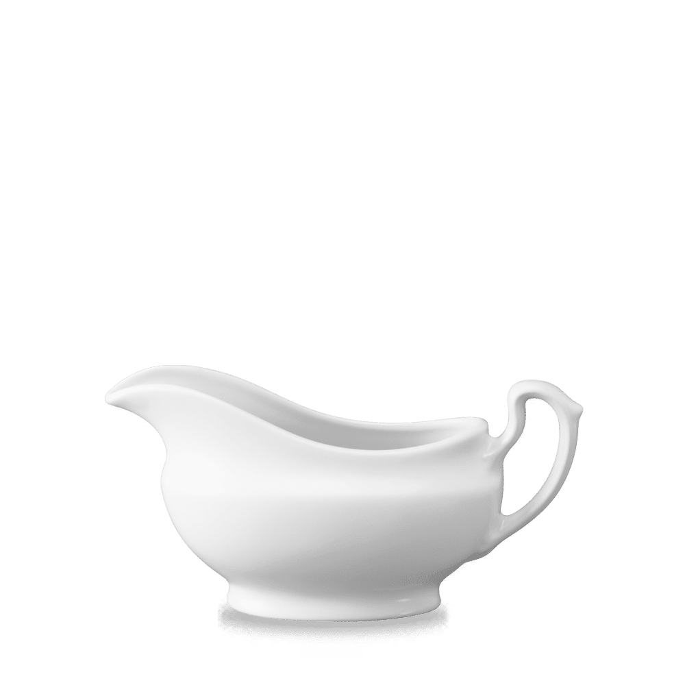 White  Gravy Boat 13Oz Box 4