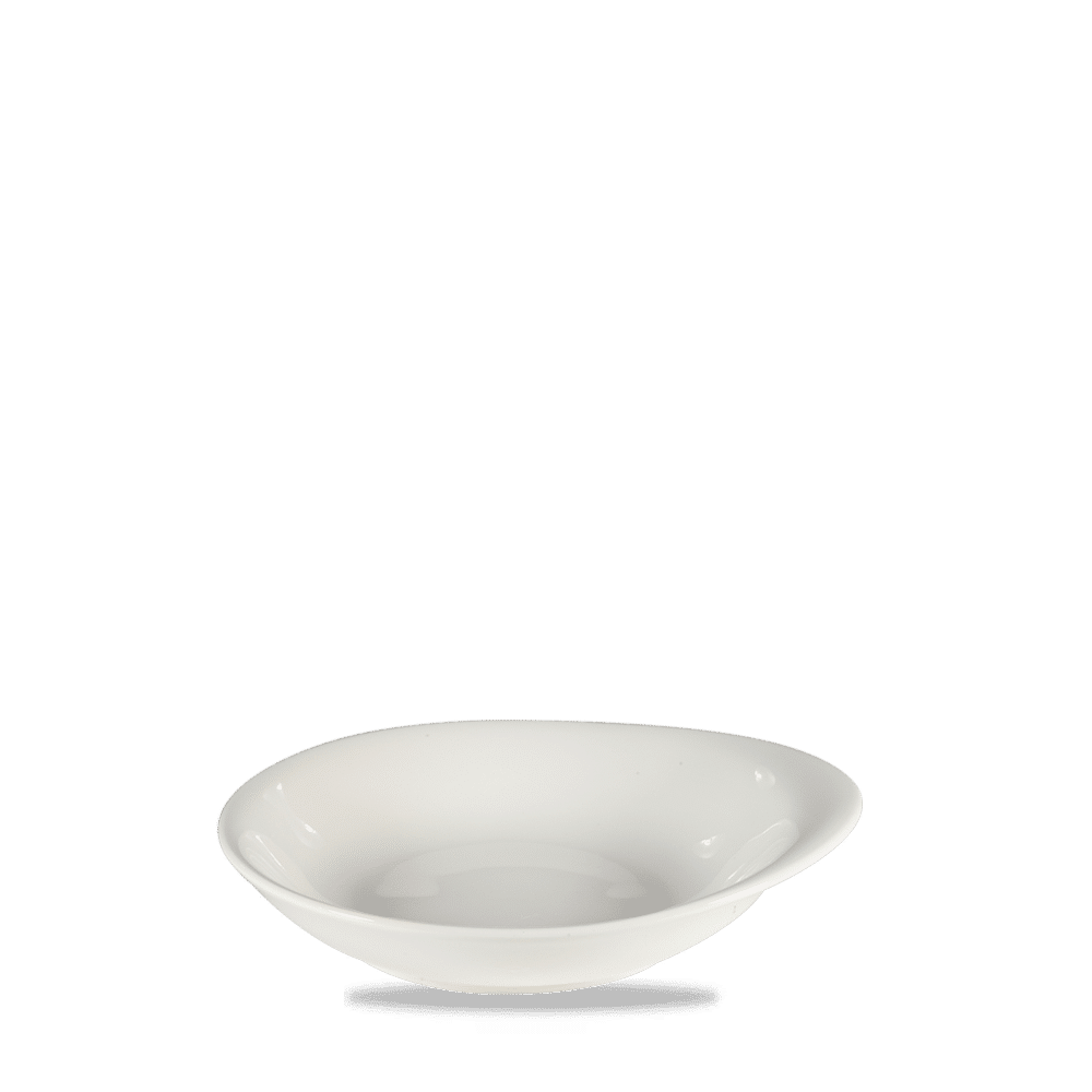 White Round Dish 6 3/8X5 5/8" Box 12