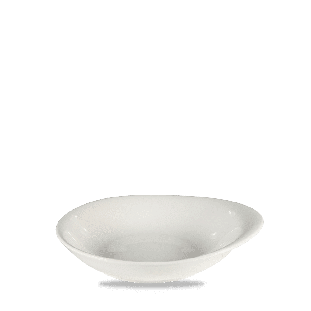 White Round Dish 7 2/8X6.5" Box 12