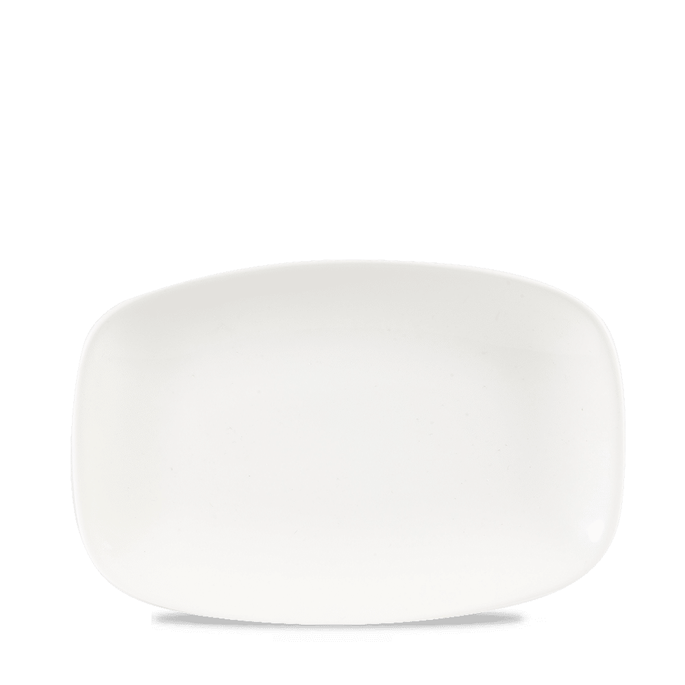 White  Chefs Oblong Plate 9.35"X6.2" Box 12