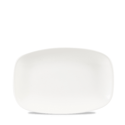 White Chefs Oblong Plate 9.35"X6.2" Box of 12 (3-5 Working Days Delivery)