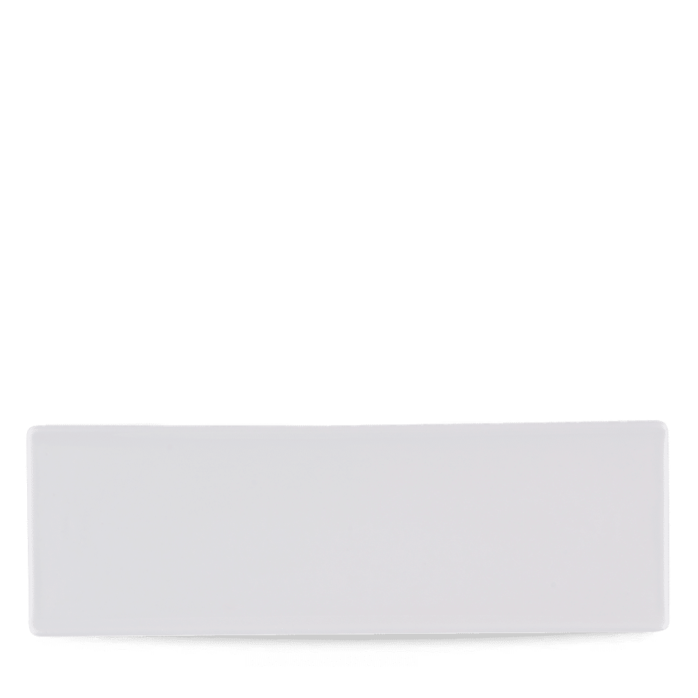 White Oblong Plate 33X11Cm Box 6
