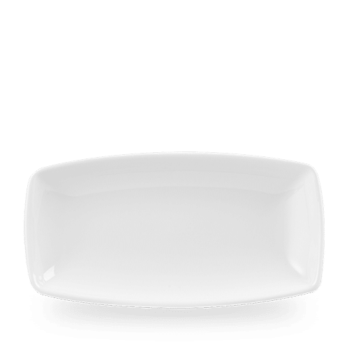 White X Squared Oblong Plate 13 1/2" Box of 6 (3-5 Working Days Delivery)