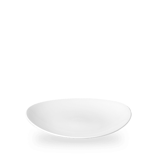 White Orbit Oval Coupe Plate 10" Box of 12 (3-5 Working Days Delivery)