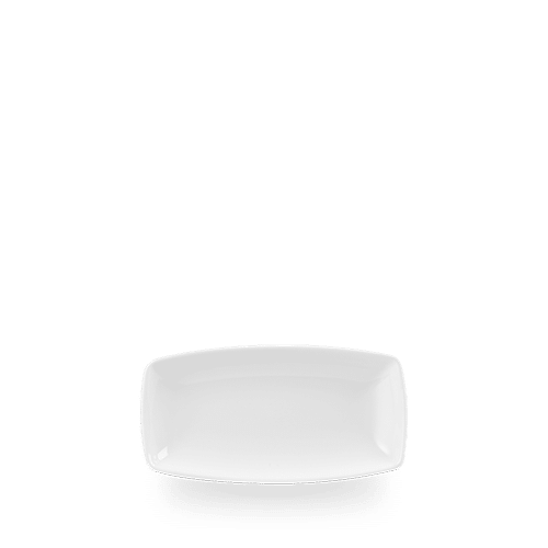 White X Squared Oblong Plate 7 6/8" Box of 12 (3-5 Working Days Delivery)