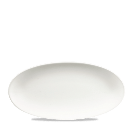White Oval Chefs Plate 11 4/5X5 3/4" Box of 12 (3-5 Working Days Delivery)