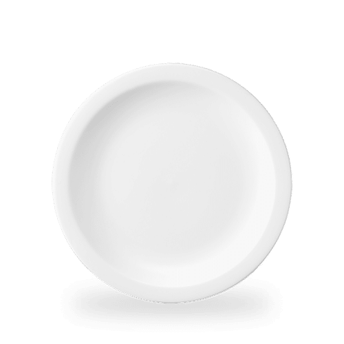 White Nova Plate 11" Box of 12 (3-5 Working Days Delivery)