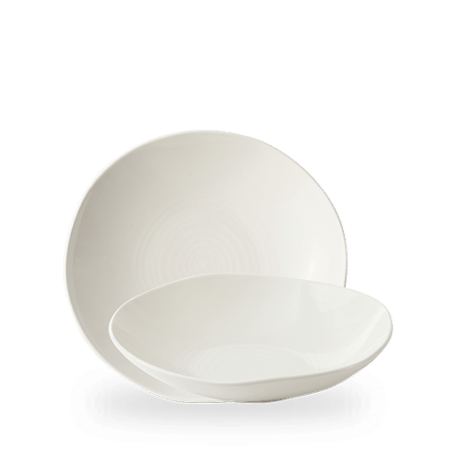 White Natural Bowl 25Cm Box of 6 (3-5 Working Days Delivery)