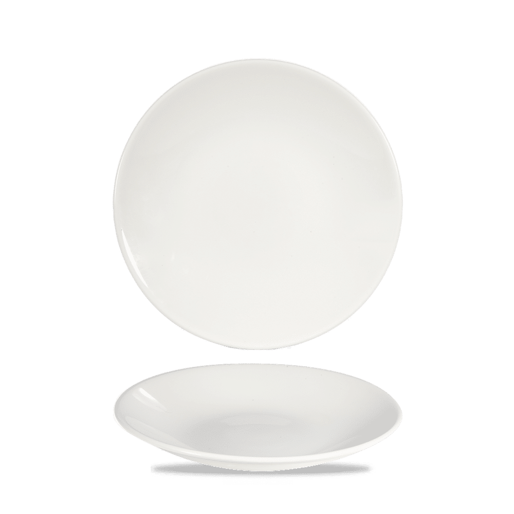 White  Profile Deep Coupe Plate 8 7/8" Box 12