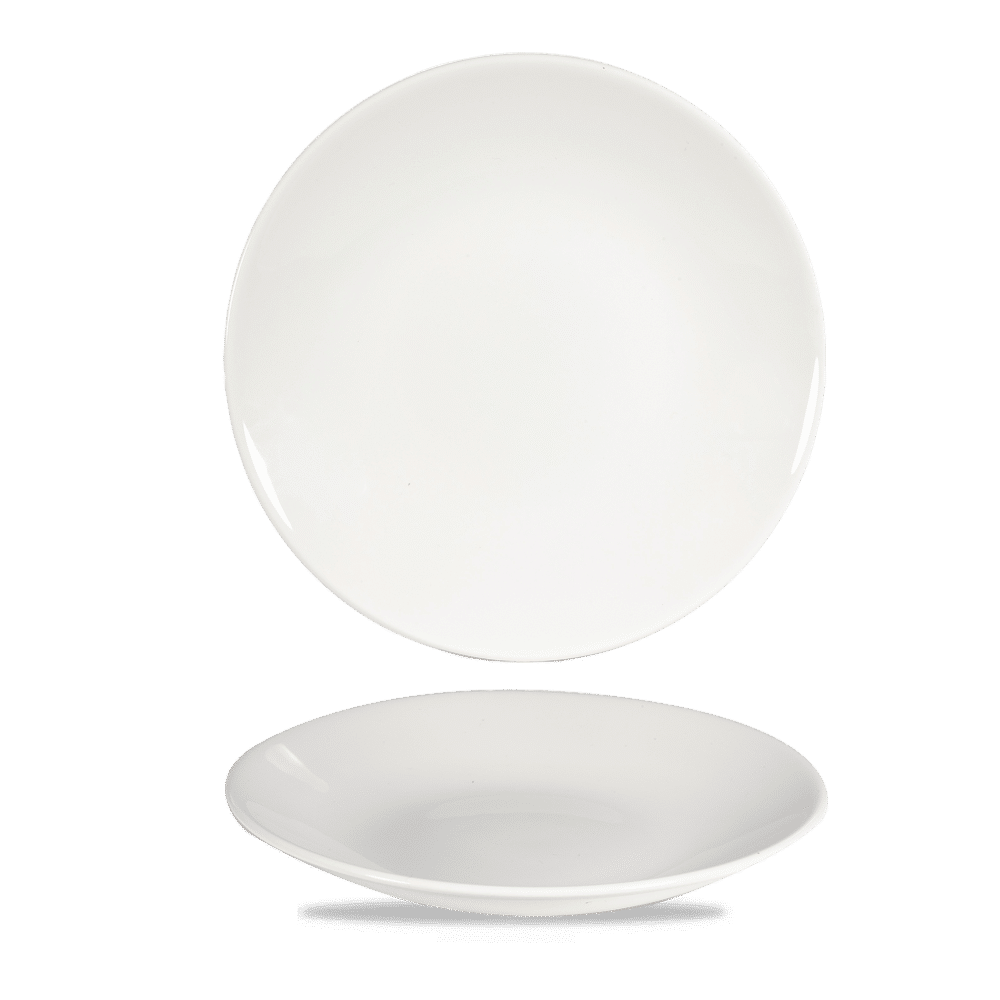 White  Profile Deep Coupe Plate 10" Box 12