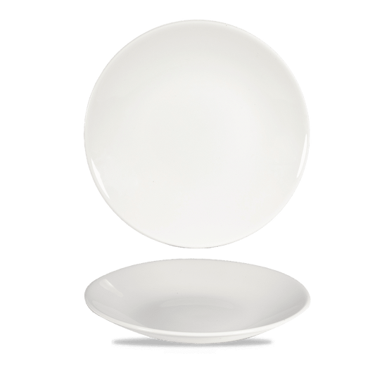 White Profile Deep Coupe Plate 10" Box of 12 (3-5 Working Days Delivery)