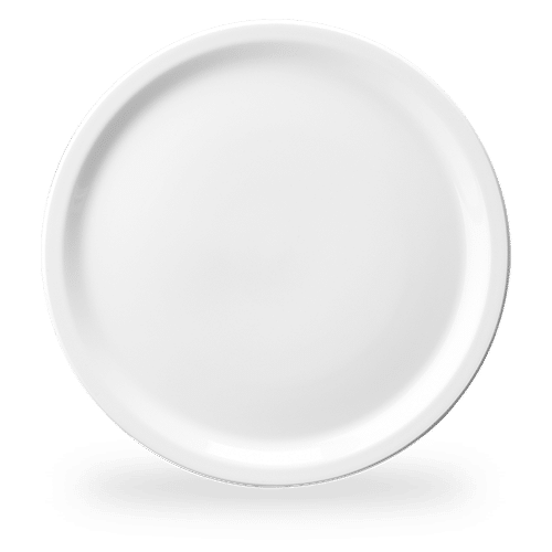 White Nova Pizza Plate 13.5" Box of 6 (3-5 Working Days Delivery)