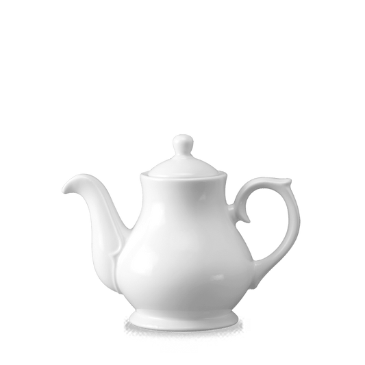 White Sandringham Beverage Pot 2Cup 15Oz Box of 4 (3-5 Working Days Delivery)
