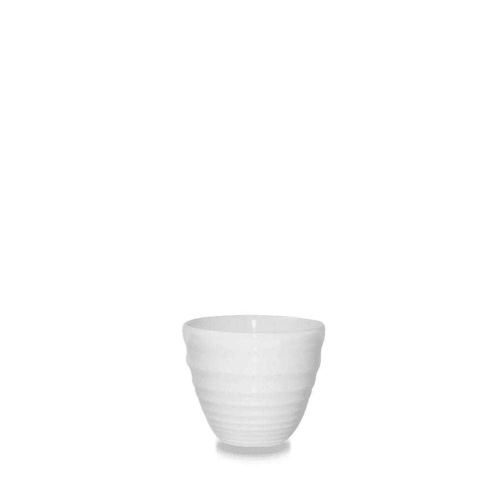 White Ripple Dipper Pot 2Oz Box 12