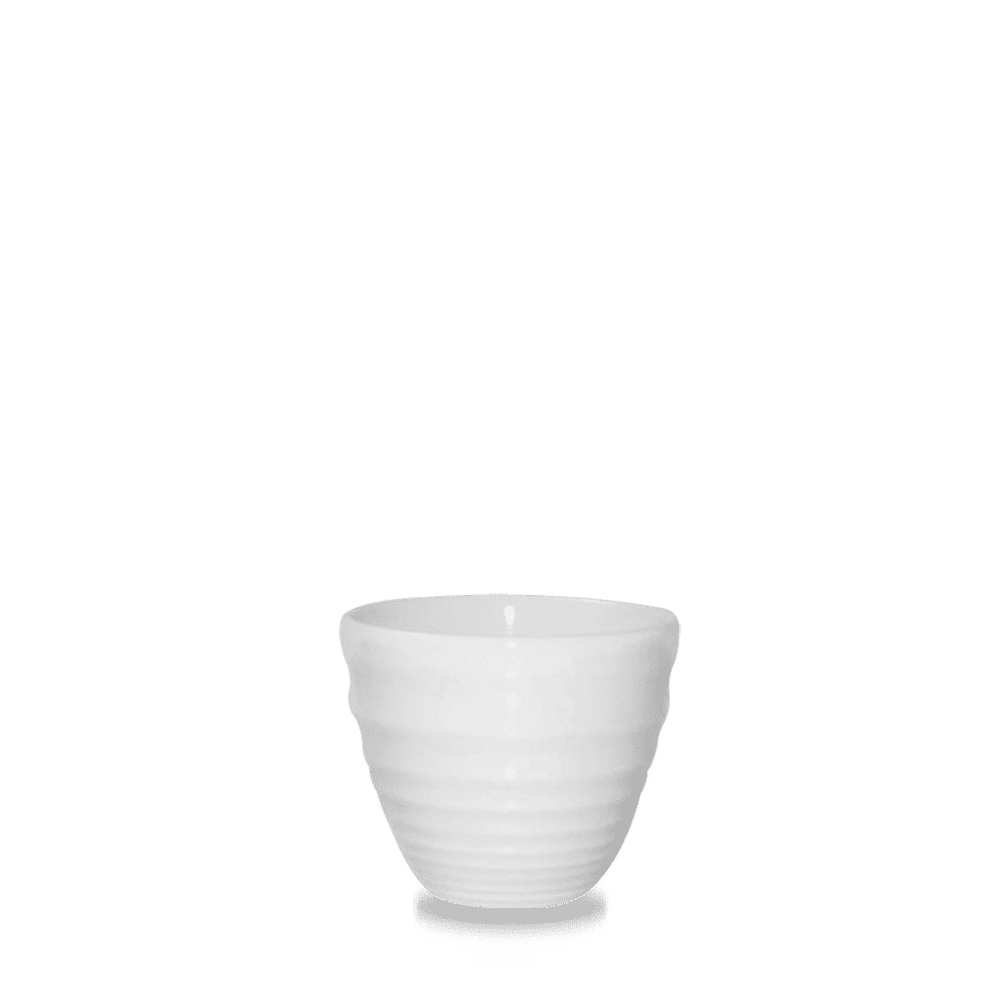 White Ripple Dipper Pot 4Oz Box 12