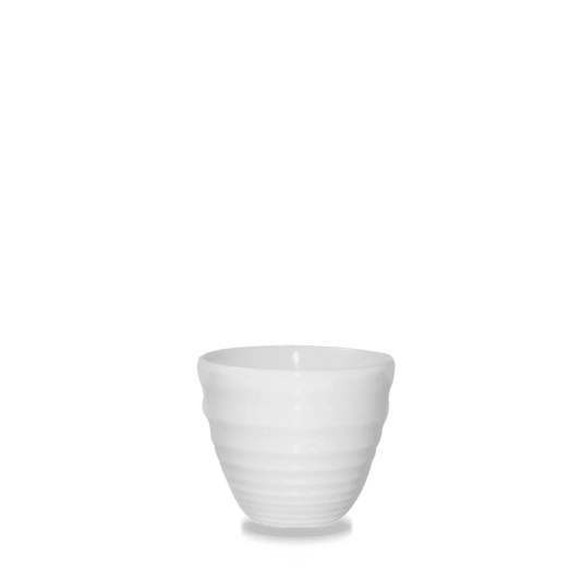 White Ripple Dipper Pot 4Oz Box of 12 (3-5 Working Days Delivery)