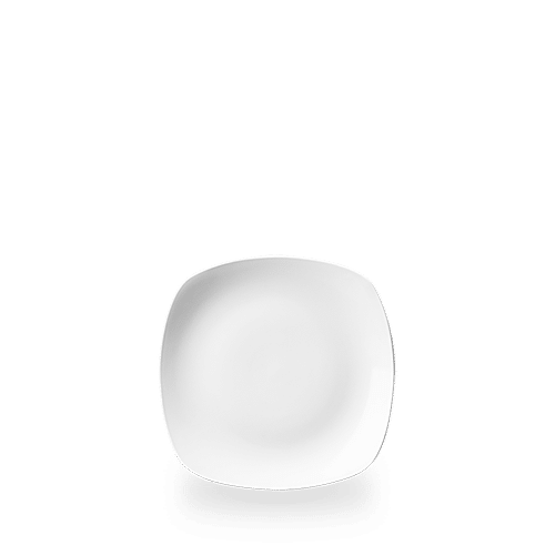 White X Squared Square Plate 6.5" Box of 12 (3-5 Working Days Delivery)