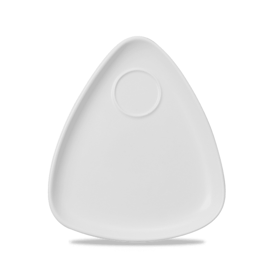 White Triangle Snack Plate 9.5" Box of 6 (3-5 Working Days Delivery)