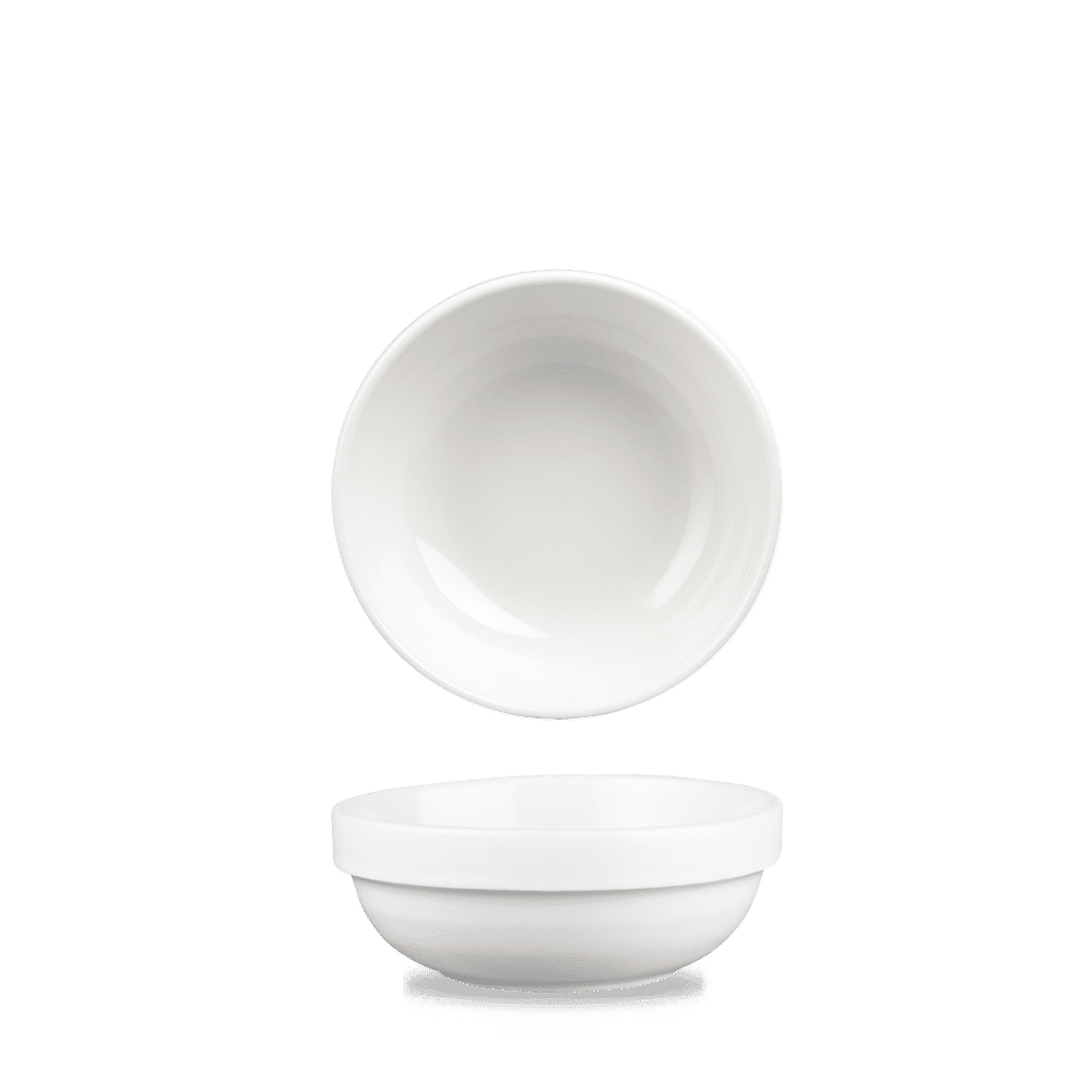 White Profile Stacking Bowl 10Oz Box 6