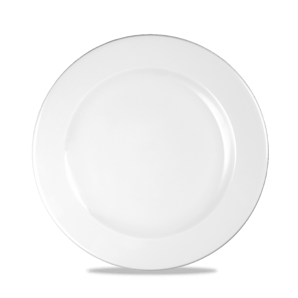 White Profile Plate 8 1/4" Box 12