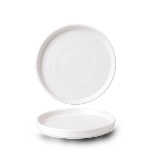 White Walled Plate 6.3" Box of 6 (3-5 Working Days Delivery)