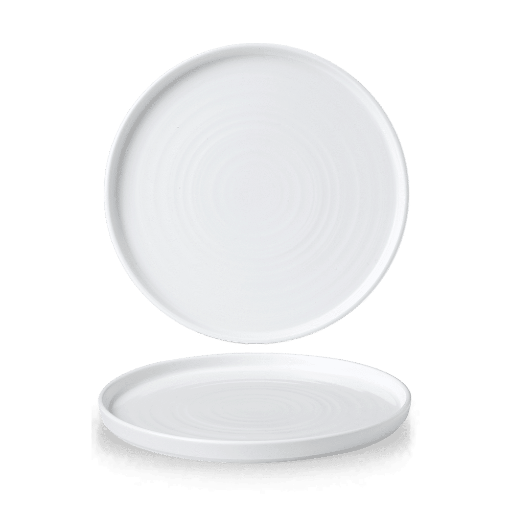 White  Walled Plate 10 2/8" Box 6