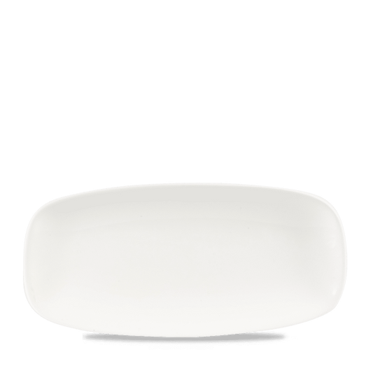 White Chefs Oblong Plate 10.6"X5" Box of 12 (3-5 Working Days Delivery)