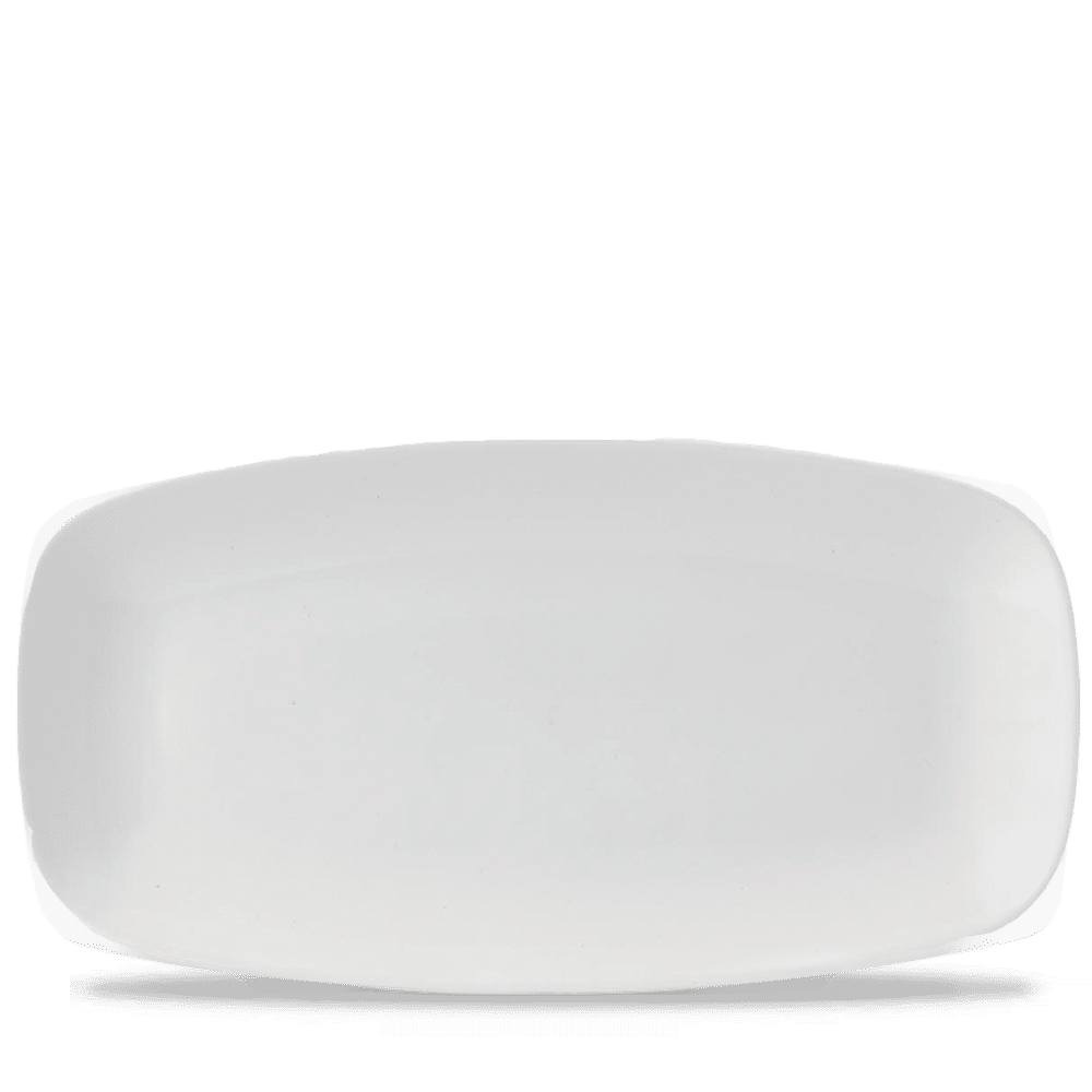 White  Chefs Oblong Plate 13 7/8X7 3/8" Box 6