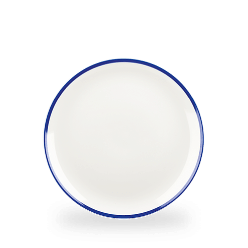 Retro Blue Coupe Plate 10.25" Box of 12 (3-5 Working Days Delivery)
