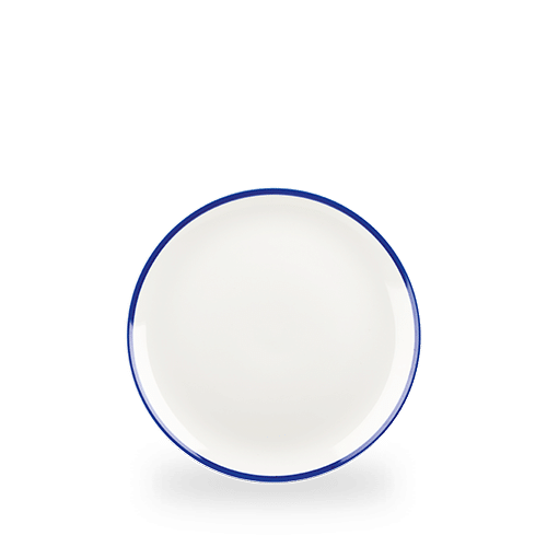Retro Blue  Coupe Plate 8.6" Box 12