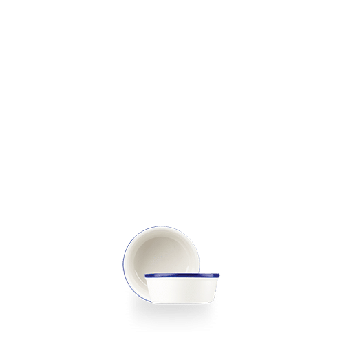 Retro Blue  Large Ramekin 3.5" Box 24