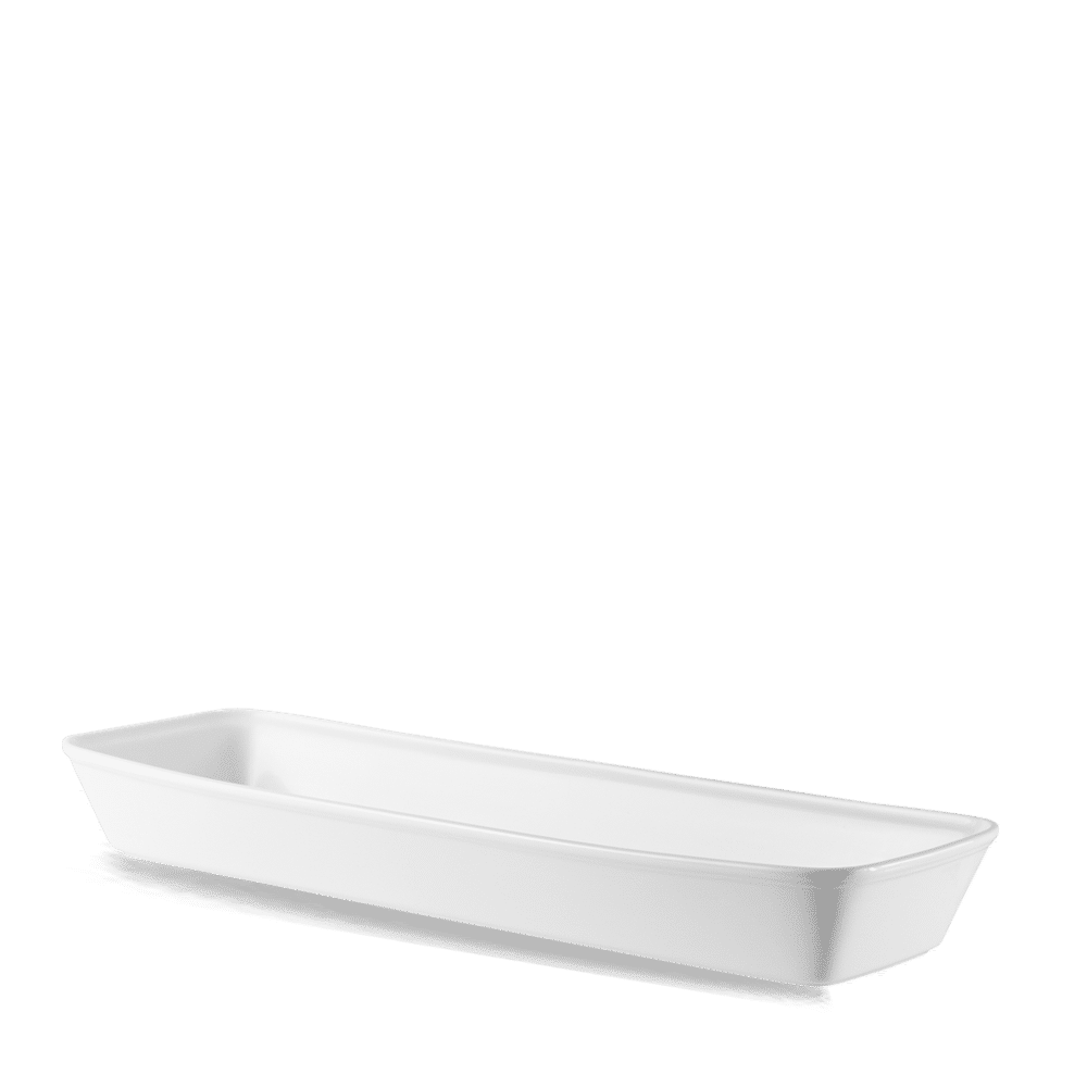 White Cookware  Rectangle Baking Dish 21X6.5X2.5 Box 2