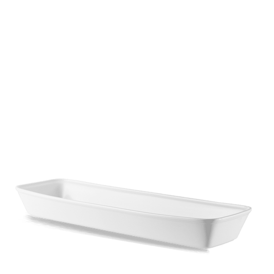 White Cookware Rectangle Baking Dish 21X6.5X2.5 Box of 2 (3-5 Working Days Delivery)
