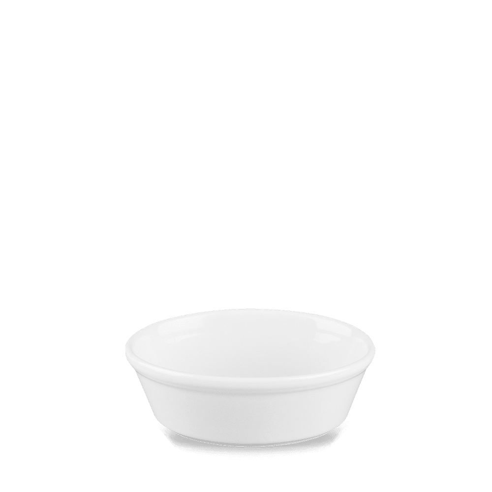 White Cookware  Oval Pie Dish 6"X4.75" Box 12