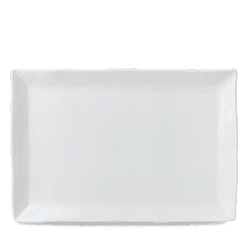 Dudson White Rectangle Tray 13 1/2 X 9 1/8" Box of 6 (3-5 Working Days Delivery)