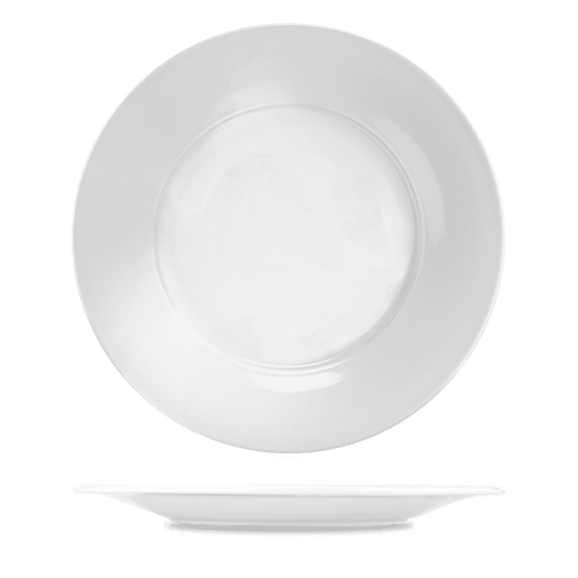 Menu Porcelain Broad Rim Plate 12" Box of 6 (3-5 Working Days Delivery)