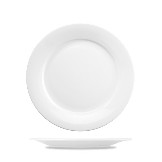 Menu Porcelain Mid Rim Plate 9" Box of 6 (3-5 Working Days Delivery)