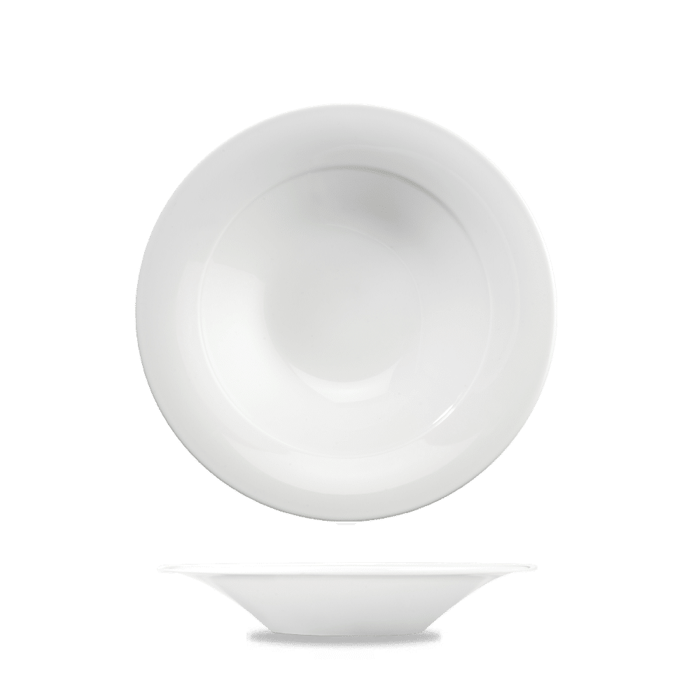 Menu Porcelain Mid Rim Soup Bowl 9" Box 6
