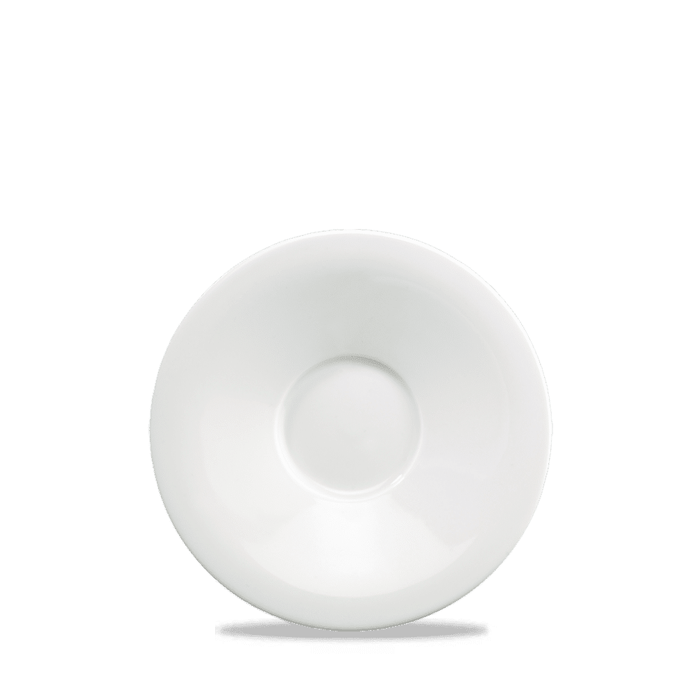 Menu Porcelain Broad Rim Tea Saucer 6.5" Box 6